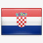 croatia克罗地亚国旗图标高清图片