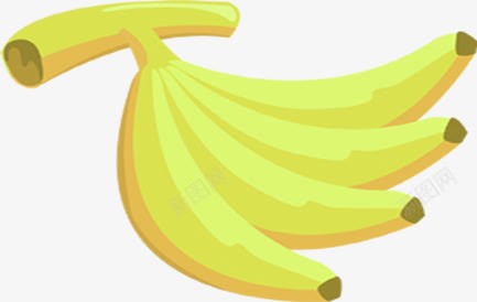 手绘黄色香蕉超市海报png免抠素材_新图网 https://ixintu.com 海报 超市 香蕉 黄色