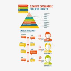 信息图和金字塔矢量图素材