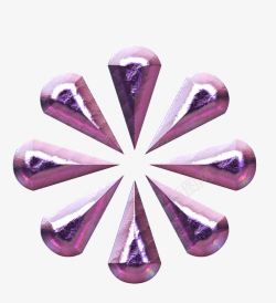 亮丽紫色装饰物素材