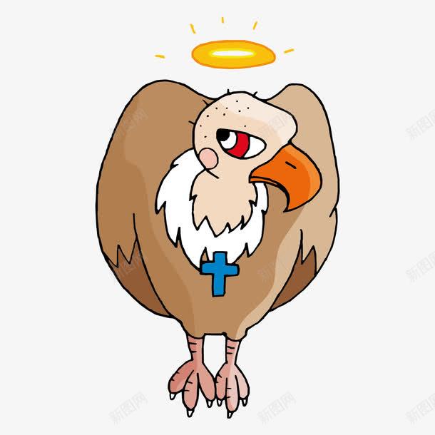 愤怒中的鸵鸟png免抠素材_新图网 https://ixintu.com 动物 卡通鸟 手绘