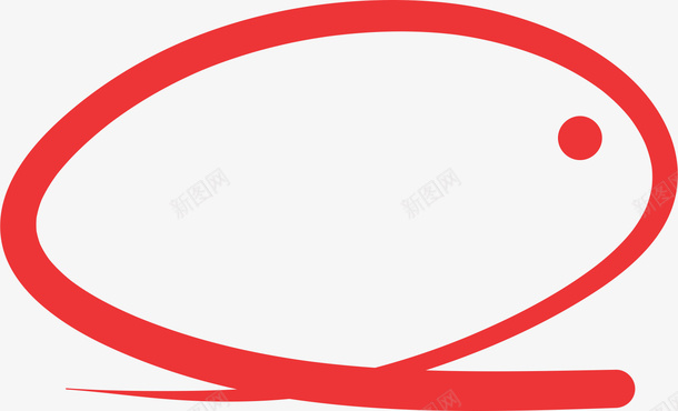 红色线条边框矢量图ai免抠素材_新图网 https://ixintu.com AI 卡通 手绘 红色 线条 边框 矢量图