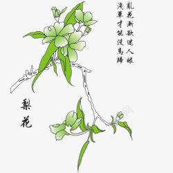 题字花图素材