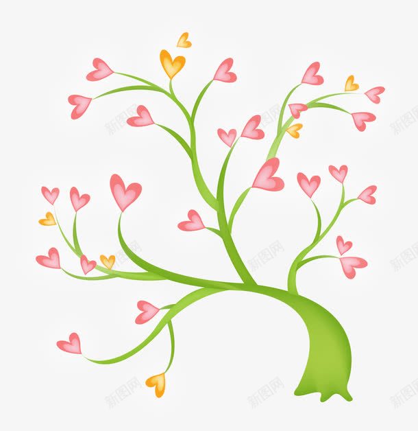 粉色手绘可爱树木png免抠素材_新图网 https://ixintu.com 可爱 树木 粉色 设计