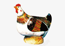 彩塑动物鸡素材