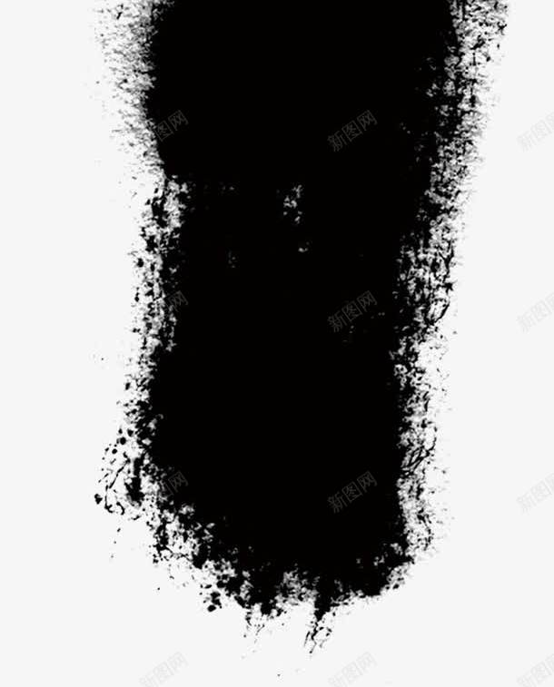 黑色喷墨水彩艺术png免抠素材_新图网 https://ixintu.com 喷墨 水彩 艺术 黑色