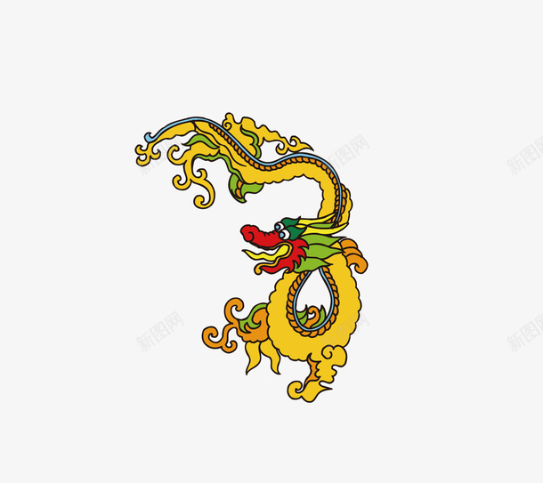 二月二龙抬头卡通装饰中国龙海报png免抠素材_新图网 https://ixintu.com 二月二龙抬头 二月二龙抬头卡通装饰中国龙海报设计免费下载 二月二龙抬头节日宣传海报 卡通古典手绘中国龙插画 手绘中国龙 龙 龙的形态装饰设计