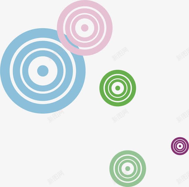 圆形创意手绘圈圈png免抠素材_新图网 https://ixintu.com 创意 圆形 圈圈