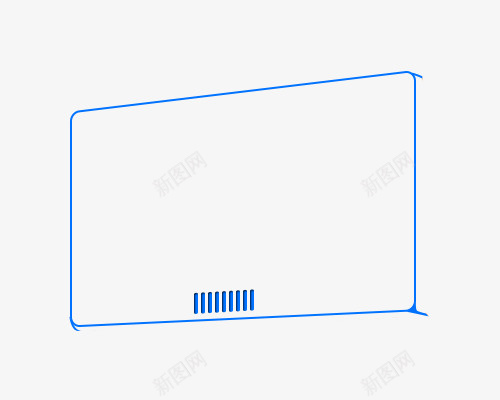 蓝色卡通手绘电商装饰png免抠素材_新图网 https://ixintu.com 卡通蓝色 卡通装饰 电商装饰 蓝色 装饰