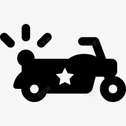 摩托车图标png_新图网 https://ixintu.com 急救 摩托车 汽车 警察 运输