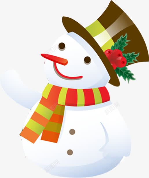 手绘白色雪人圣诞海报装饰png免抠素材_新图网 https://ixintu.com 圣诞 海报 白色 装饰 雪人