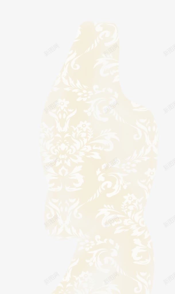 棕色花纹丝巾png免抠素材_新图网 https://ixintu.com 丝巾 棕色丝巾 漂亮丝巾 花纹丝巾