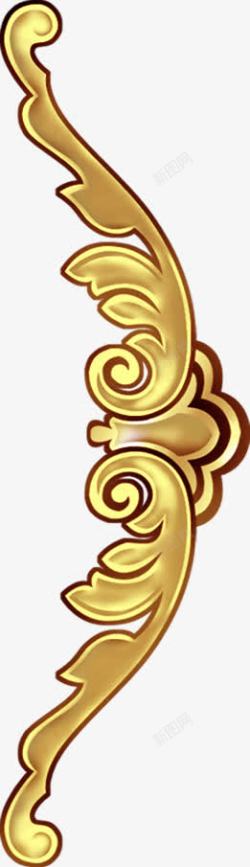 金色螺旋花纹中秋素材