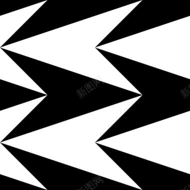 黑白三角箭头图标图标