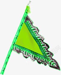 绿色的小旗png免抠素材_新图网 https://ixintu.com 小旗子 绿色的小旗