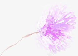 创意合成手绘水彩花卉素材
