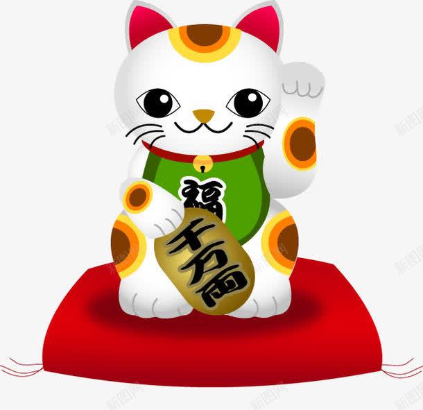 招财猫png免抠素材_新图网 https://ixintu.com 卡通招财猫 可爱招财猫 手绘招财猫