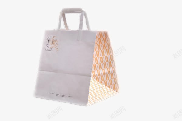 产品包装纸袋png免抠素材_新图网 https://ixintu.com 循环 环保 白色 纸袋