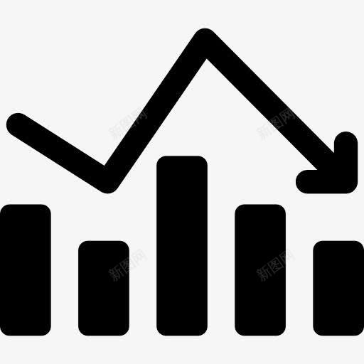 统计图标png_新图网 https://ixintu.com 业务 图 图形 增长 福利 箭头 统计