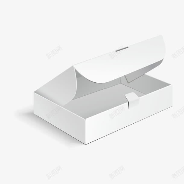 白色方形纸箱矢量图ai免抠素材_新图网 https://ixintu.com 方形 白色 素材 纸箱 矢量图