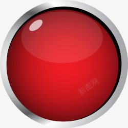 血量球简约红色血量球高清图片