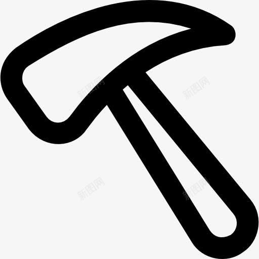 锤图标png_新图网 https://ixintu.com 修复 修理 工具 工具和用具 锤子