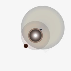 白色朦胧创意圆形气泡素材