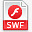 swf动画文件格式图标图标