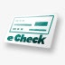 echeck电子支票的图标高清图片