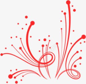红色创意手绘线条装饰png免抠素材_新图网 https://ixintu.com 创意 红色 线条 装饰