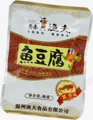 渔夫鱼豆腐包装零食素材