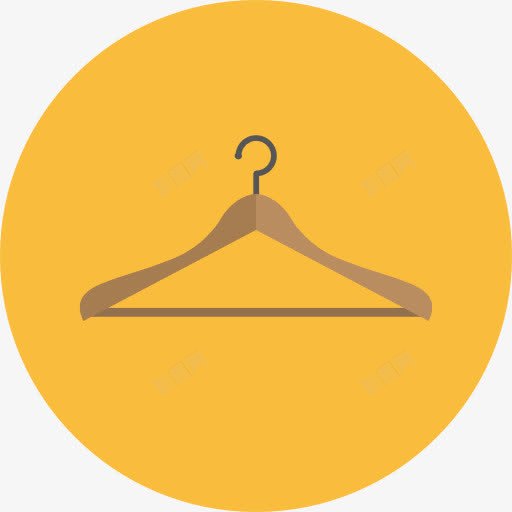 衣架图标png_新图网 https://ixintu.com 器皿 家具和家居 工具 服装 衣架 衣柜