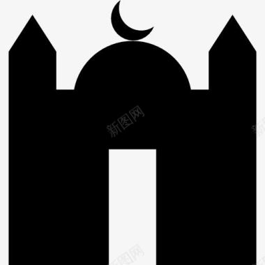 清真寺寺图标图标