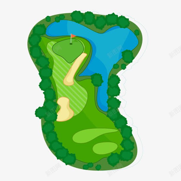 高尔夫俱乐部广告海报插图png免抠素材_新图网 https://ixintu.com golf 健康健身 竞赛 绿色度假天堂 距离标识 运动 运动海报 高尔夫球运动