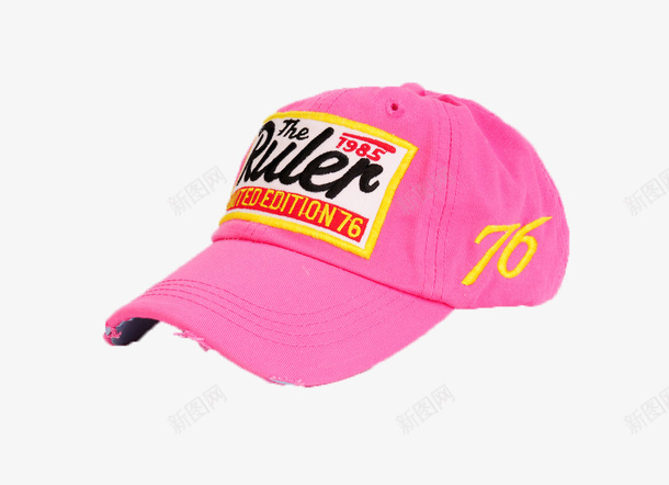 粉色运动帽png免抠素材_新图网 https://ixintu.com 帽子 时尚 装饰 运动帽 饰品