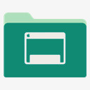 绿色系统文件夹图标图标
