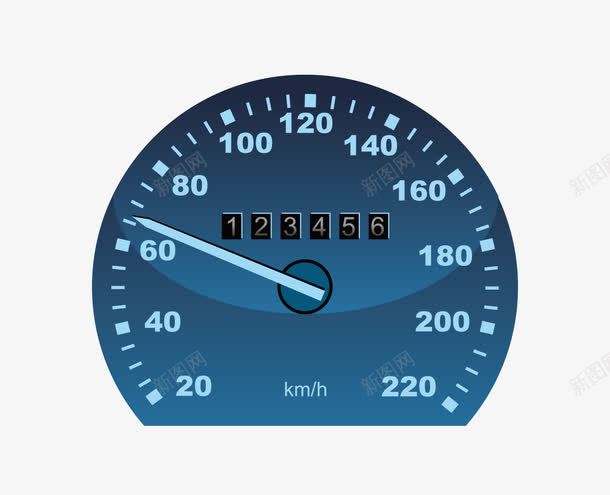表盘计数里程指针蓝色数字png免抠素材_新图网 https://ixintu.com 指针 蓝色油表 表盘 计数 里程