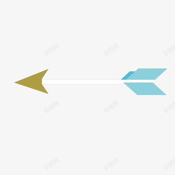 蓝色鱼尾羽箭箭号矢量图ai免抠素材_新图网 https://ixintu.com 箭号 羽箭 蓝色 鱼尾 矢量图