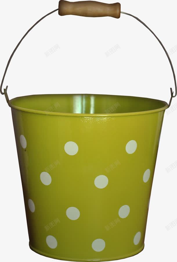 绿色水桶png免抠素材_新图网 https://ixintu.com 实物 承装 水桶 绿色 铁桶