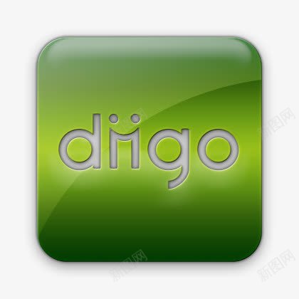 Diigo标志广场绿色果冻社交媒体图标png_新图网 https://ixintu.com Diigo diigo logo square 广场 标志