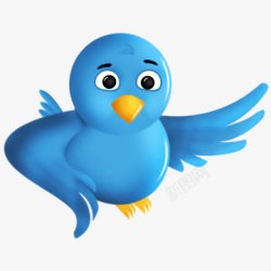 推特鸟Twitter的鸟素材