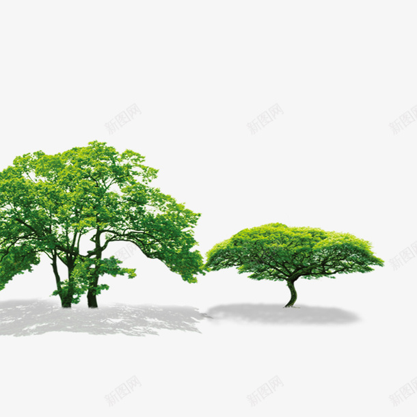 绿树成茵psd免抠素材_新图网 https://ixintu.com 大树 环保 绿树 绿色