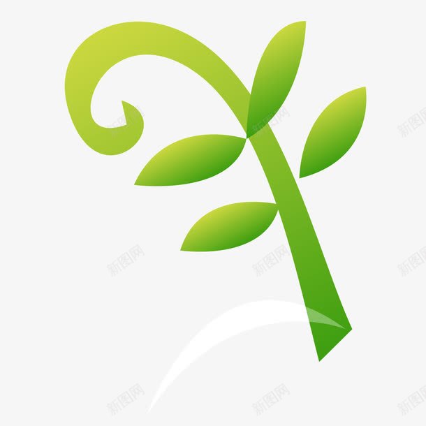 绿色小树苗png免抠素材_新图网 https://ixintu.com 小树苗 植物 生长 绿色