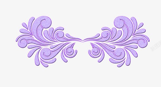紫色边框png免抠素材_新图网 https://ixintu.com 免抠 图案 简约 素材 紫色 纹理 花纹 装饰 边框
