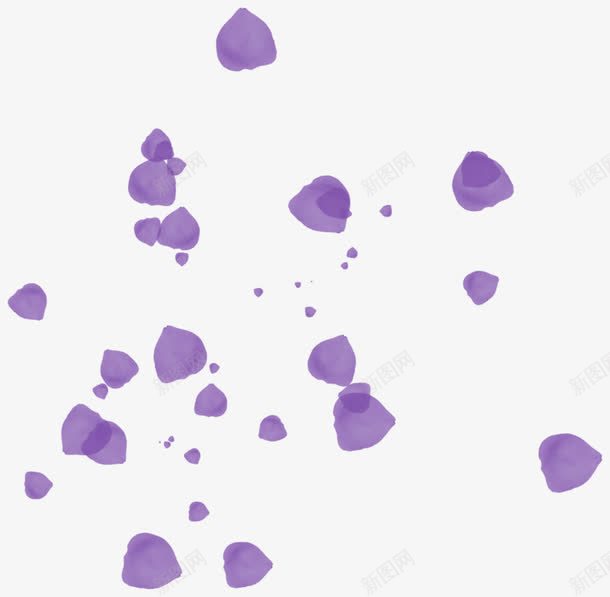 紫色花瓣飞舞png免抠素材_新图网 https://ixintu.com 素材 紫色花瓣 花瓣 花瓣素材