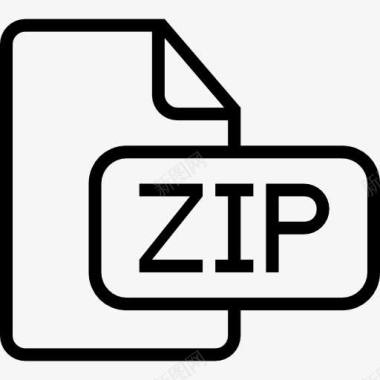 ZIP压缩文件概述界面符号图标图标