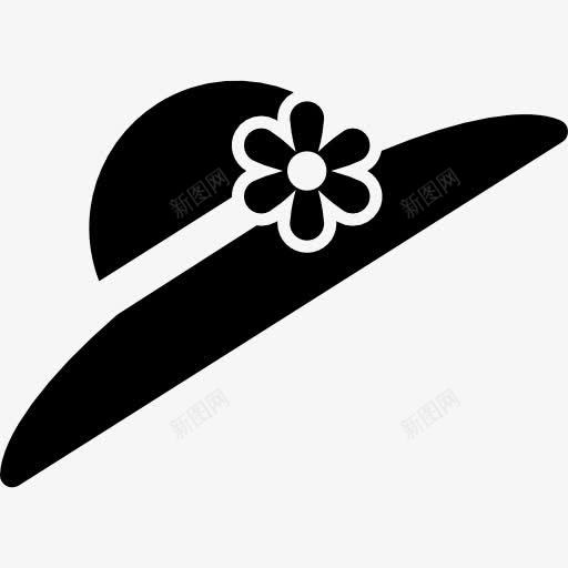 夏天带帽子的花图标png_新图网 https://ixintu.com 夏天 宽边 帕梅拉 帽子 时尚