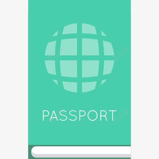 护照图标png_新图网 https://ixintu.com 技术 护照 文件 旅行 身份识别