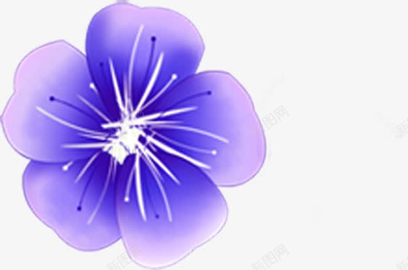 紫色卡通海报植物花朵png免抠素材_新图网 https://ixintu.com 卡通 植物 海报 紫色 花朵 设计