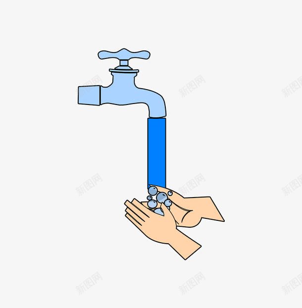 洗手除菌png免抠素材_新图网 https://ixintu.com 干净 手部消毒 洗手 洗手宣传海报 清洁 除菌
